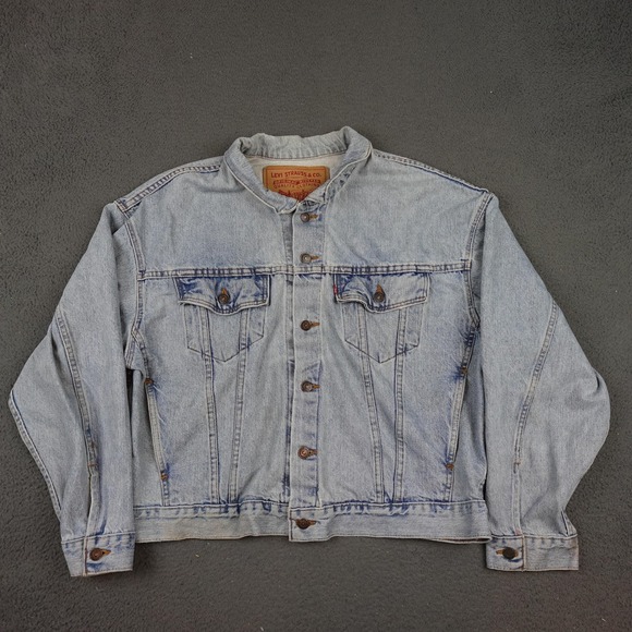 Levi's Other - Vintage Levis Jacket Mens Large Blue Denim Trucker Button Up 70598 0711 90s USA